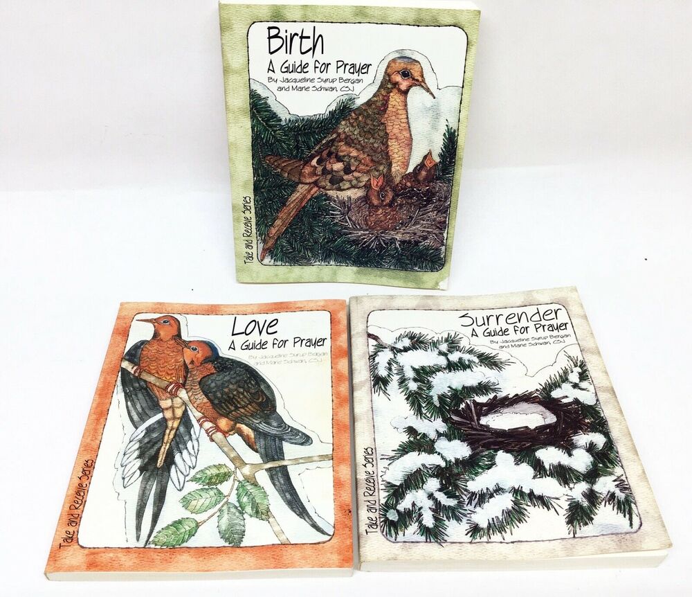 Mixed Lot - 3 CHRISTIAN A GUIDE FOR PRAYER Books Jacqueline Syrup Bergan PBs